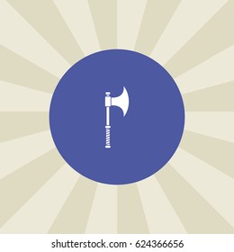 ax icon. sign design. background