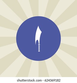 ax icon. sign design. background