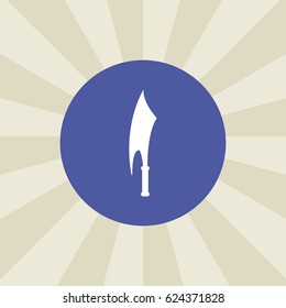 ax icon. sign design. background
