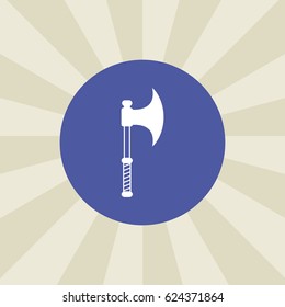 ax icon. sign design. background