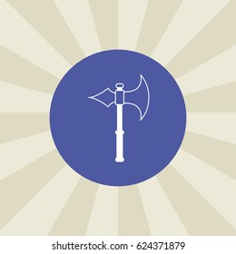 ax icon. sign design. background