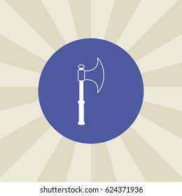 ax icon. sign design. background