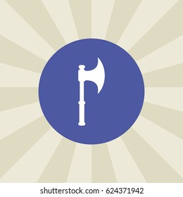 ax icon. sign design. background