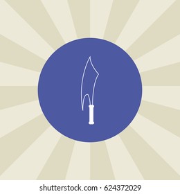 ax icon. sign design. background