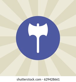 ax icon. sign design. background