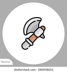 Ax icon sign vector,Symbol, logo illustration for web and mobile