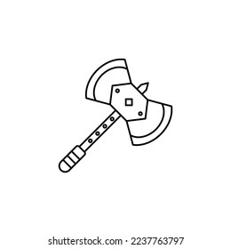 the ax icon is suitable for your web, apk or project with a medieval theme