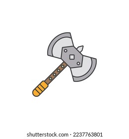 the ax icon is suitable for your web, apk or project with a medieval theme