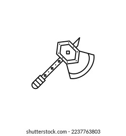 the ax icon is suitable for your web, apk or project with a medieval theme