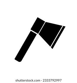 Ax icon. The tool is a symbol of work and construction. Tools of labor and weapons of war.
