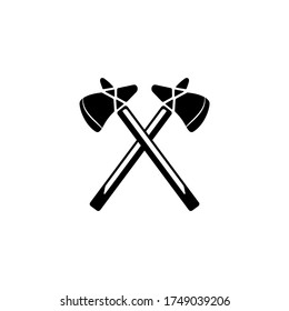 Ax icon in a trendy flat design