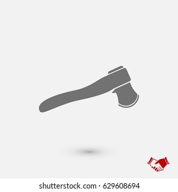 ax icon, vector best flat icon, EPS