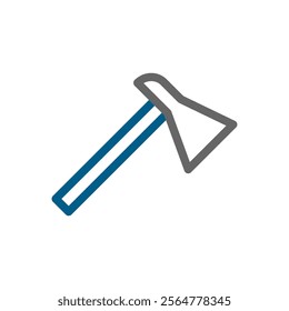 Ax icon vector illustration. Concept of work, tool, and construction.