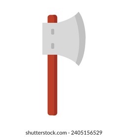 Ax ilustrado en fondo blanco