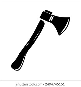 ax illustration. Construction tools element for mobile concept and web apps. The detailed ax illustration can be used for web and mobile.