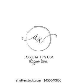 AX Initial beauty monogram logo vector