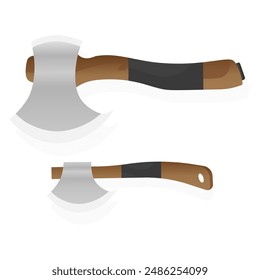 ax isolated on white background. Vector illustration