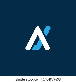 AX Letter Logo Business Template Vector icon