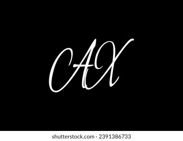 AX letter logo design and monogram logo design