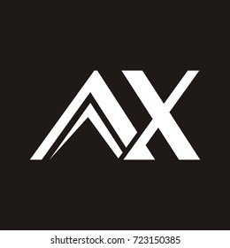 AX letter logo design vector