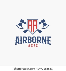 the ax logo and the classic ax shield