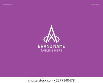 AX logo design vector illustration