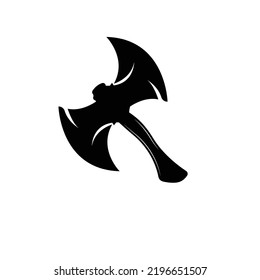Ax Logo Design, War Tool Illustration and Woodcutter Vector