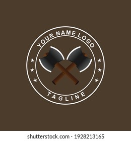 Axt-Logo-Symbol, Vektorgrafik