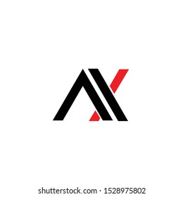 AX Logo Letter Vector Illustration