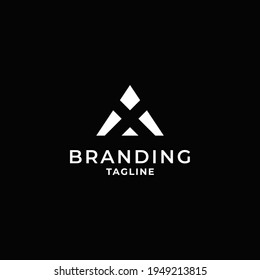 AX logo Minimalistic logo design. Creative logo. template logo