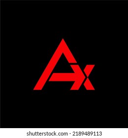Ax Logo Vector Art, Letter A X Arrow, Illustration Icons, and Graphics
