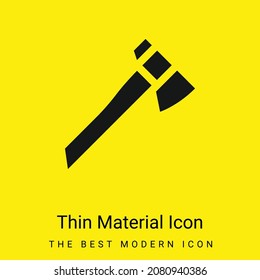 Ax minimal bright yellow material icon