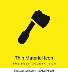 Ax minimal bright yellow material icon