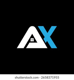 AX Monogram Fusion - Elegante diseño de logotipo de letra mínima