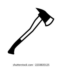 ax on a white background