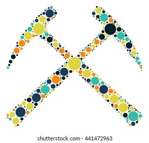 ax shape vector design by color point