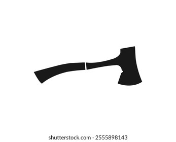 ax silhouettes vector illustration icon. Construction tools element for mobile concept and web apps. Vector icon illustration of ax silhouette isolated on white background.