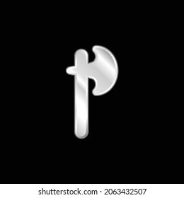 Silber platziertes Metallsymbol