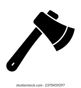 Icono sólido de x, concepto de jardín de granja, signo de equipo de trabajo sobre fondo blanco, icono de hacha en estilo glifo para concepto móvil y diseño web. Gráficos vectoriales