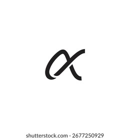 AX technology design initials logo
