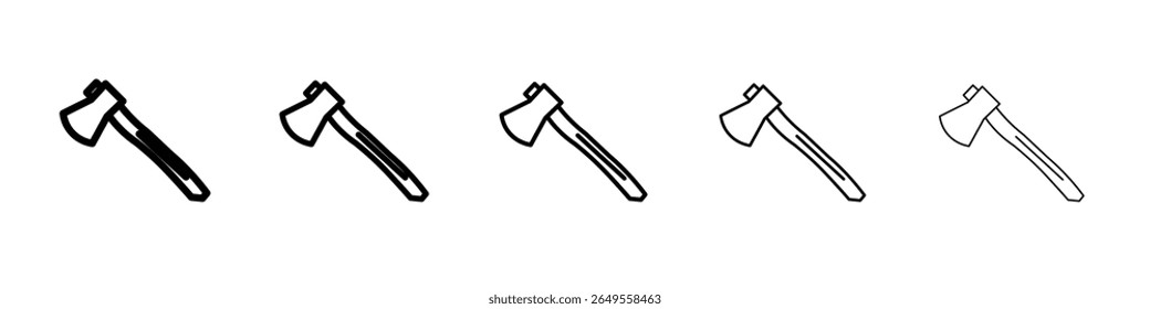 ax tool icon flat simple outline logo
