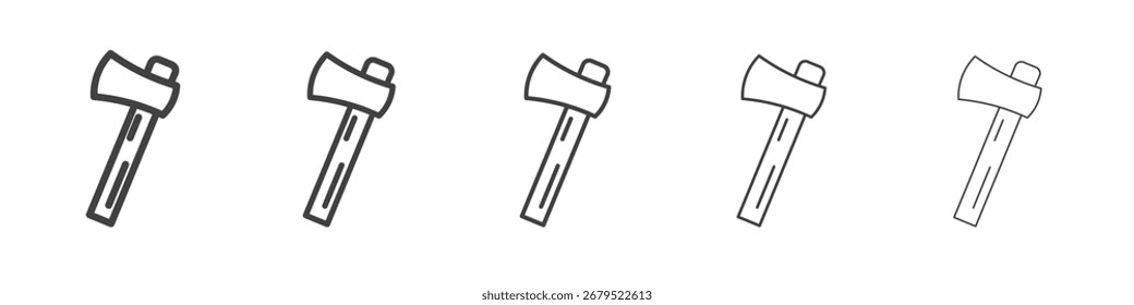 Icono de herramienta de fax Símbolo de ilustración de gráficos de línea