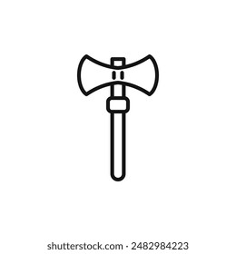 ax tool icon logo sign vector outline