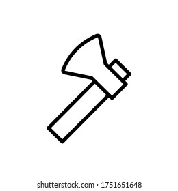 Ax, tool icon. Simple line, outline vector elements of agriculture icons for ui and ux, website or mobile application