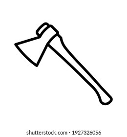 ax tool line  icon design vector template