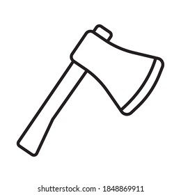 ax tool line style icon vector illustration design