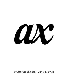 ax vector logo design use for your business