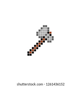 Ax weapon filled outline icon, line vector sign, linear colorful pictogram isolated on white. Medieval axe symbol, logo illustration. Pixel perfect vector graphics