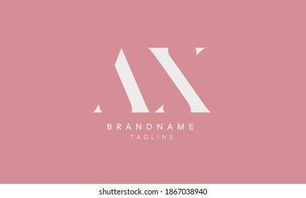 Ax X Alphabet Initial Letter Monogram Stock Vector (Royalty Free ...