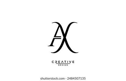 AXE, XA, A, X, Letras Abstractas Logo Monograma